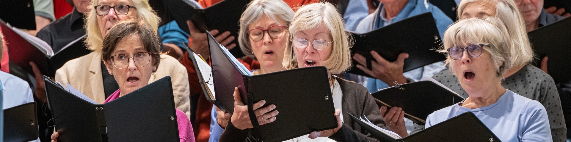 Waverley Singers in rehearsal