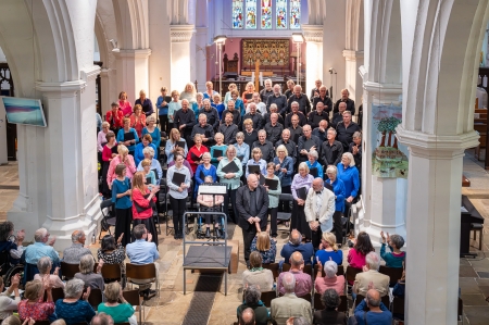 Waverley Singers in rehearsal